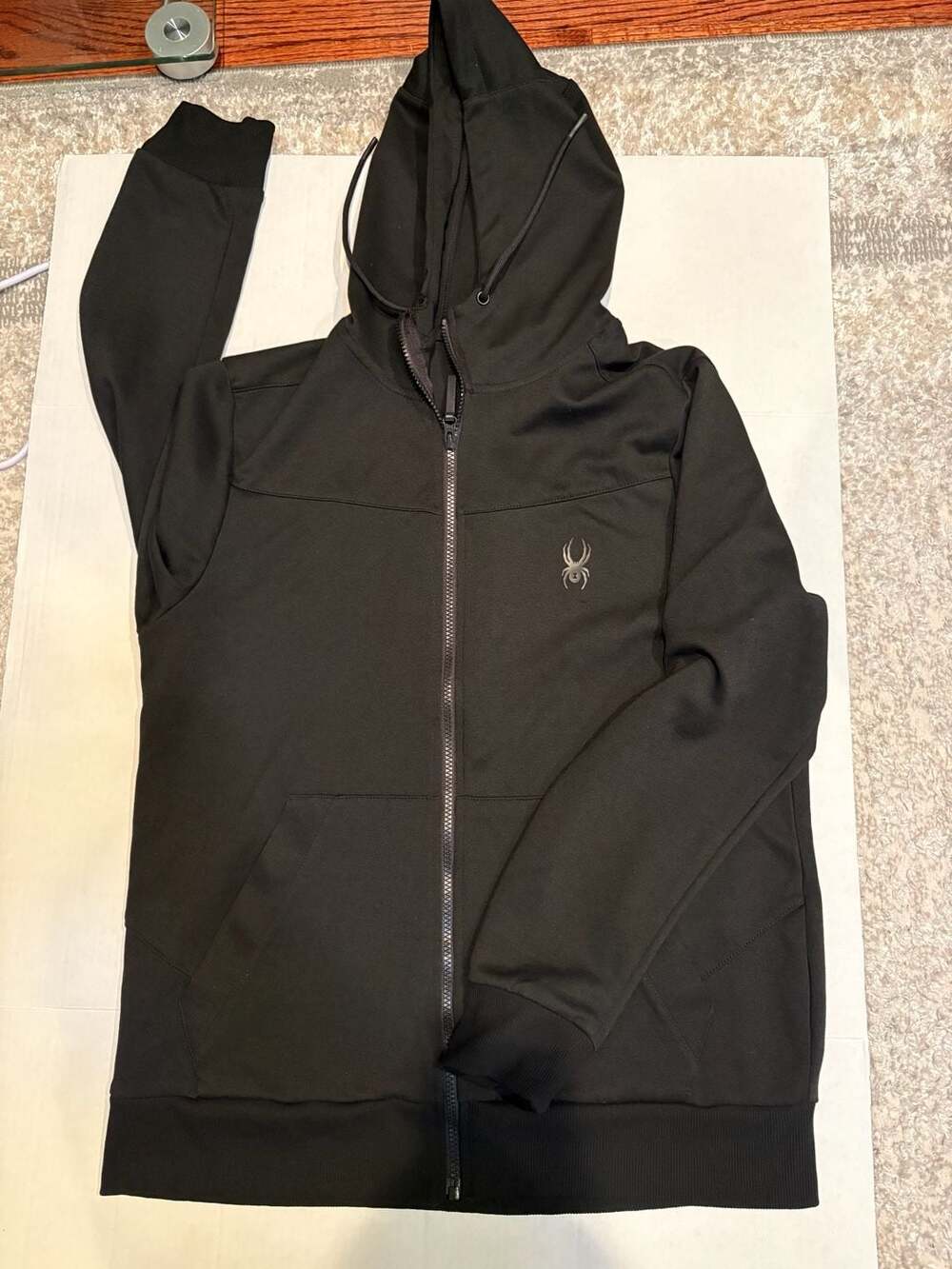 Spyder Full Zip Hoodie Black